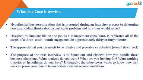 Management consulting case interview workshop | PDF