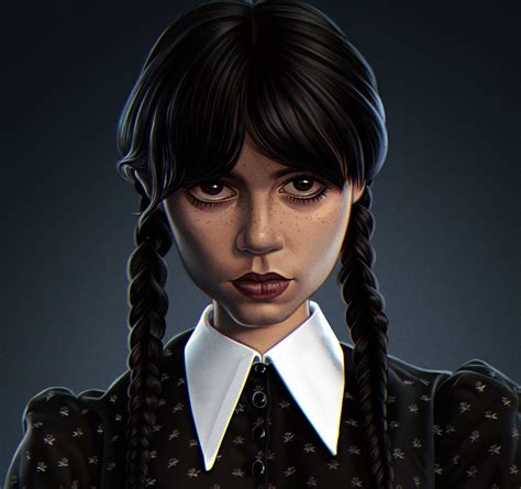 ArtStation - Wednesday Addams (Jenna Ortega)