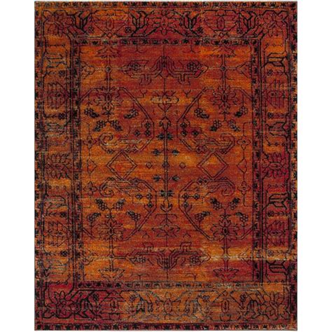 SAFAVIEH Vintage Hamadan Jessamine Oriental Area Rug, Orange, 2'3" x 4 ...