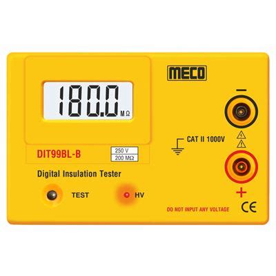 Digital Insulation Tester 250V - 200M Ohm | DIT99BL - B