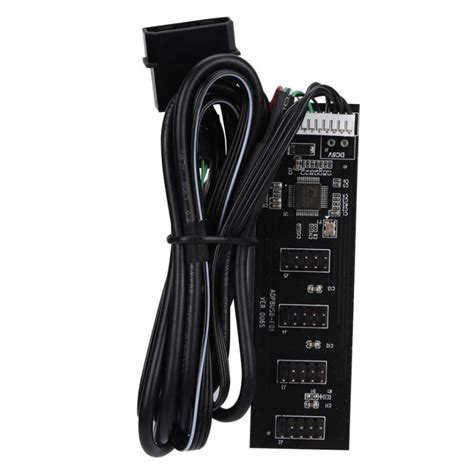 USB 2.0 9pin To 4 9pin Hub Internal Motherboard Header With 4pin Power ...