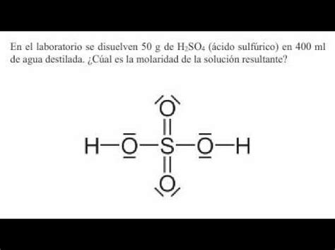 QUIMICA Resonancia del ácido sulfúrico: H2SO4 Lewis Carga formal ...