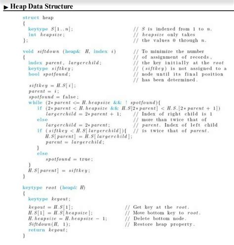 Image result for +Heapsort Python Code