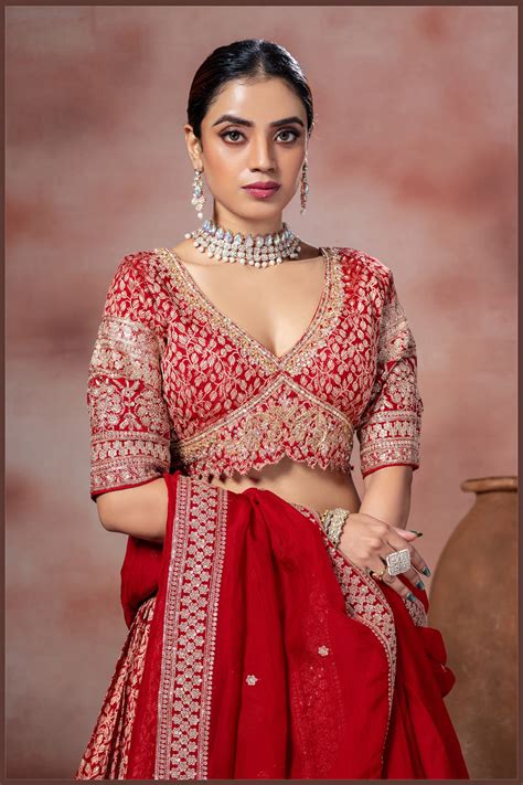 Royal Lattice Lehenga (7030 GA-39) – ODHNI