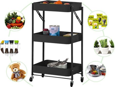 Trench Stainless Steel Kitchen Trolley Price in India - Buy Trench ...