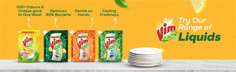 Vim Dishwash Liquid 3.2L | Removes 100+ Odours & Grease in 1 wash ...