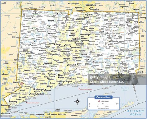 Image result for Connecticut State Map