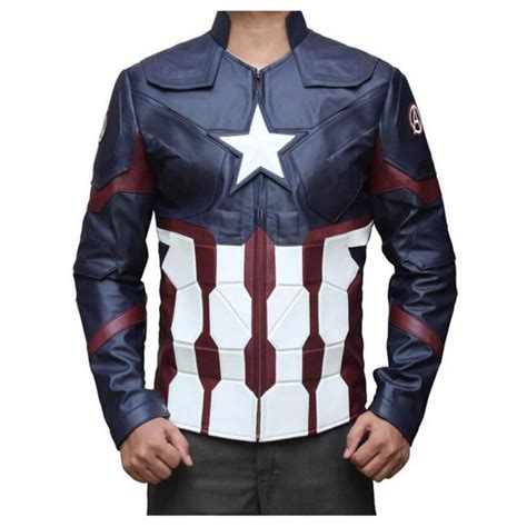 Avengers Age of Ultron Captain America Jacket - Super Hero Jackets
