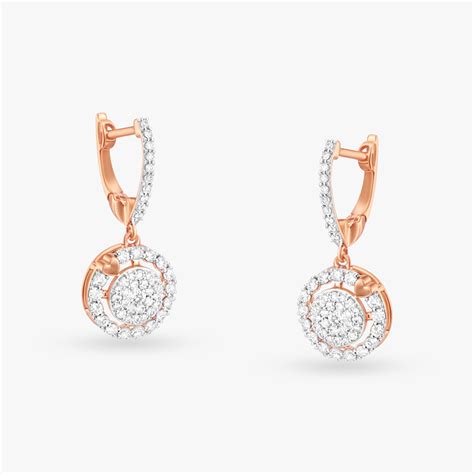 Graceful Glamour Diamond Hoop Earrings
