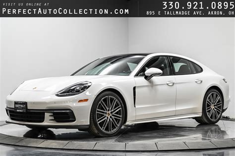 Porsche Car 4 Door White FRANKFURT, GERMANY SEPT 2019: White PORSCHE