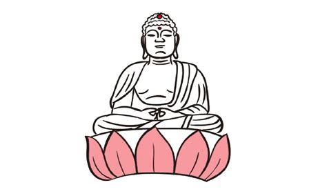 How To Draw A Buddha Easy at Jennifer Vidal blog