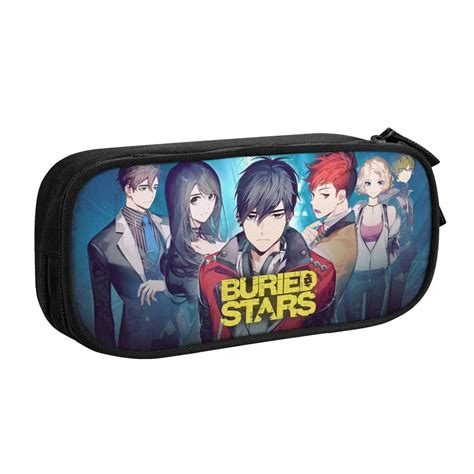 Buried Stars Pen Box Student School Anime Zipper Pen Bag – CRAZE