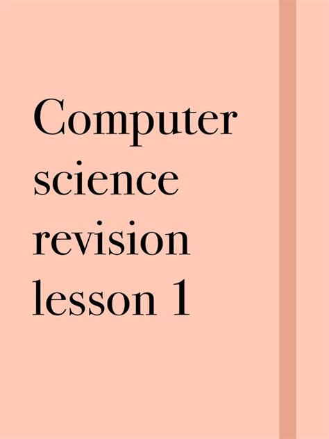 Computer Science Lesson 1 的图像结果