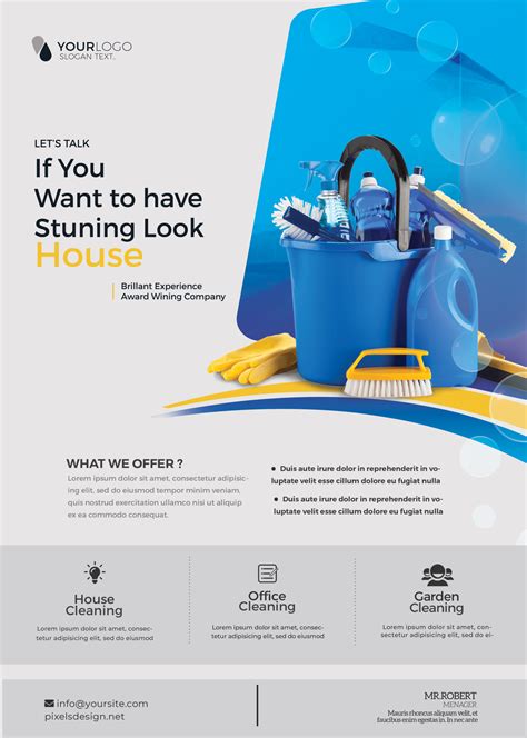Printable House Cleaning Flyers 45 Best Cleaning Flyer Templates