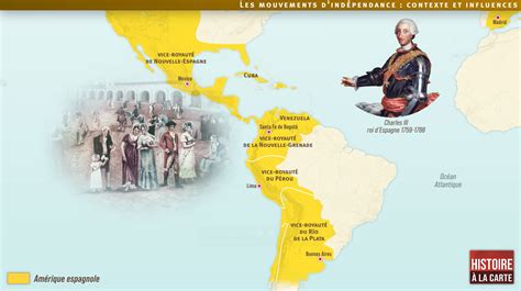 Independence for Spanish American colonies - The map as History