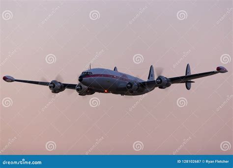 Lockheed C-121C Super Constellation Vintage Airliner Aircraft VH-EAG ...