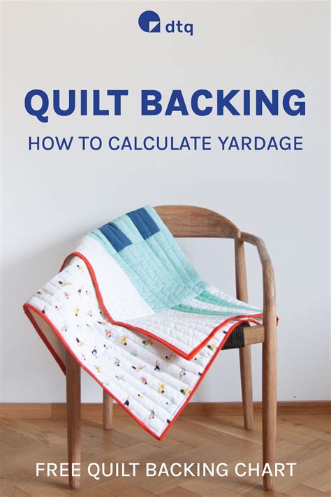 Yardage For Quilt Backing Chart - Educational Chart Resources