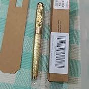 GOLD LEAF Jinhao New Golden Dragon Red Crystal Eyes Fountain Pen with ...