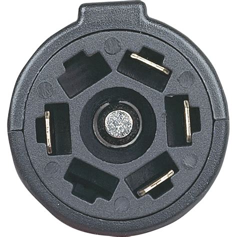 Hopkins Towing Solutions Plug-In Simple Trailer Light Wiring Adapter, 7 RV Blade to 5 Wire Flat ...