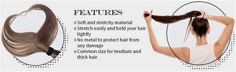 Curated Cart 20 Pcs - 2 Mm Black Hair Ties Band Durable Hair ...