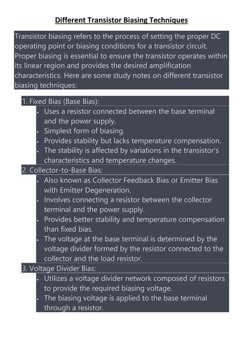 Image result for Transistor Biasing Applications