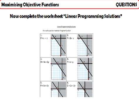 Linear Programming Tips and Tricks 的图像结果