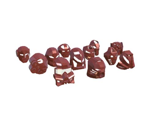 p3d.in - Bionicle Masks FULL COLLECTION