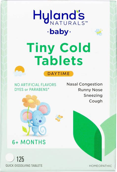 Amazon.com: Hyland's Baby Tiny Cold Tablets, Daytime, Infant and Baby Cold Medicine ...