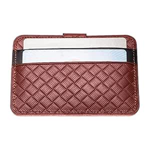 CALANDIS™ Men Thin Genuine Leather Wallet Card Holder Front Pocket Snap ...