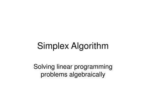 Simplex algorithm Mathematics 的图像结果