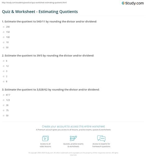 Image result for Lesson 5.3 Estimate Quotients Answer Key