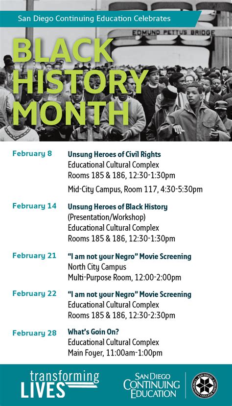 Black History Month Events | San Diego College of Continuing Education