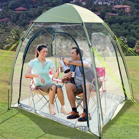 Large Clear Tents for Outside 2 Person, Sports Tent Waterproof Cold ...
