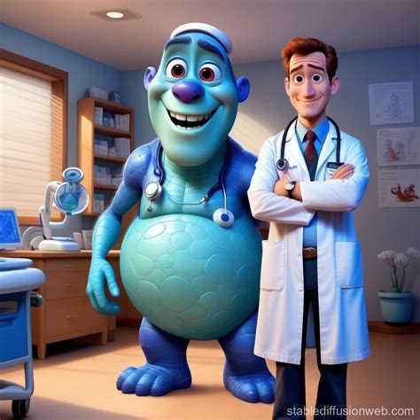 Pixar-Style Internist Doctor | Stable Diffusion Online