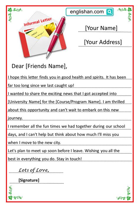 English Letter Format 的图像结果