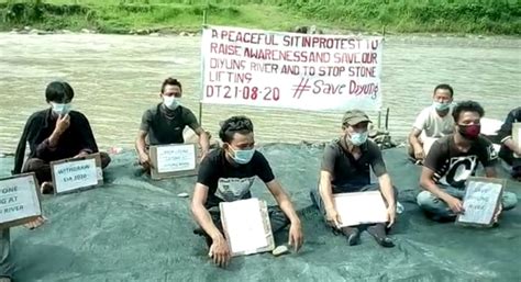 Assam: Dima Hasao Villagers Protest Against Stone Mining in Diyung ...
