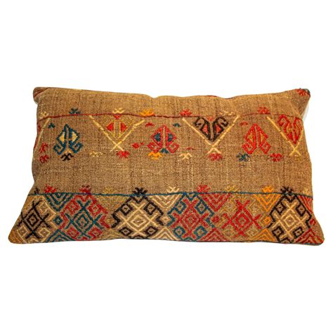 Moroccan Pillow Bohemian Berber Cushion from Morocco 3 For Sale at 1stDibs