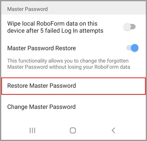 Image result for How to Recover RoboForm Master Password