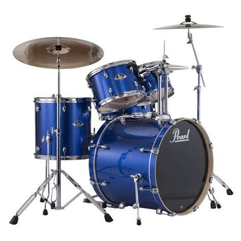 DISC Pearl Export EXX 20'' Fusion Drum Kit, Blue Sparkle | Gear4music