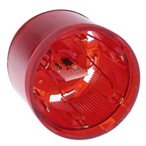 843.100.55 Werma | Werma 843 Series Red Steady Effect Beacon Unit, 24 V ...