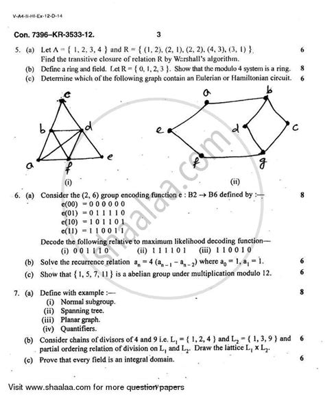 Image result for Practice Question Paper for UGC Net of Discrete Structure