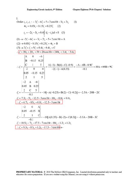 Image result for Engineering Circuit Analysis 9th Edition Solution PDF