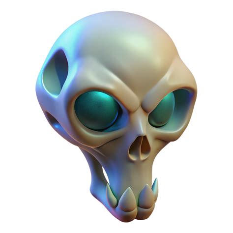 Image result for Alien Skull PNG