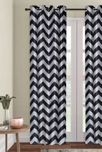 Home Sizzler 214 cm (7 ft) Polyester Semi Transparent Door Curtain ...