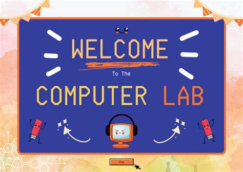 Computer Lab Class Sign 的图像结果