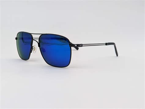 Buy NEW Maui Jim Haleiwa Black Gloss Frame Blue Hawaii Polarized ...