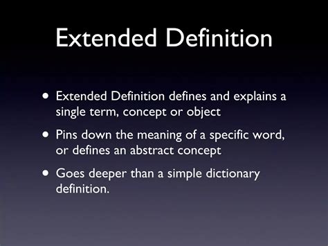 Image result for Extension by Definitions