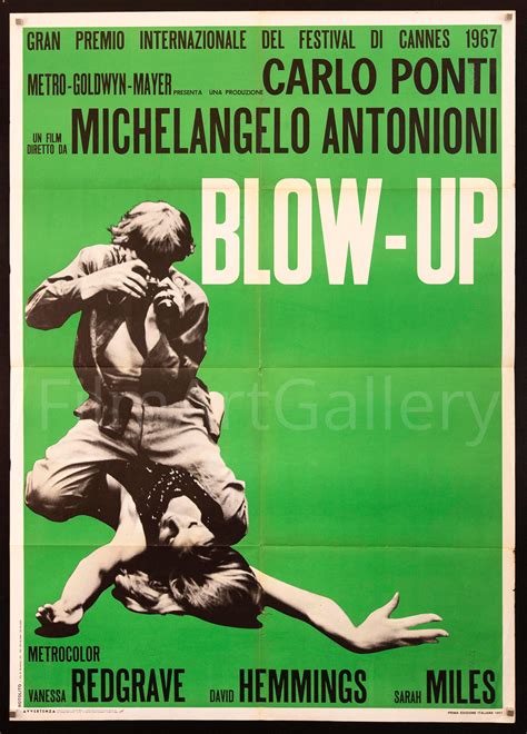 Blow Up Movie Poster 1967 Italian 2 foglio (39x55)