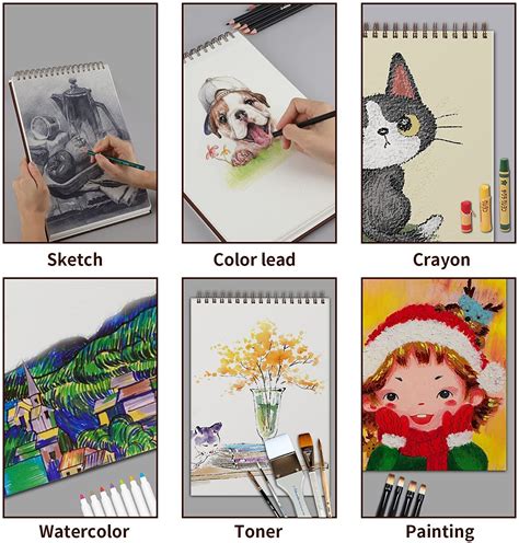 DRAWGUUD Pack of 2 300 GSM MIXED MEDIA PAPER FOR PAINTING, LOOSE SHEET ...
