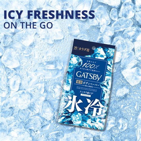 Buy Gatsby Ice-Type Deodorant Body Wipes Ice Citrus- 30N Online in ...